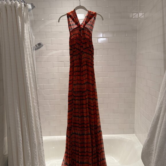 Ulla Johnson Freesia Dress Gown - Chili Tie Dye - Size 4 - Picture 7 of 9